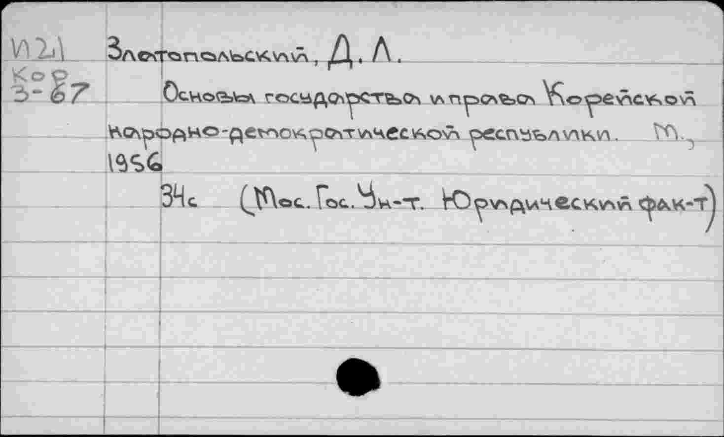 ﻿	5лс\-	ГС1Г\ Салься V\\À , ZI . Л .
^-Ï7		’ г< OcHoCbVsA госч£10ч0СТ^са \лппсл^сл v\ooe>Ae.v^о\Я
	~ Г	v	Г A<ZpO^HO-^ev^O'A^CZ\T\A4eCVSOV\ ^еспъълхпки. \<tf>G	
		
		ЗЧс Q5\öC.. Гос.^н-Т. V0^>V\(^U4CCK\AÄ <^ЛК-Т^
		
		
		
		
		
		
		